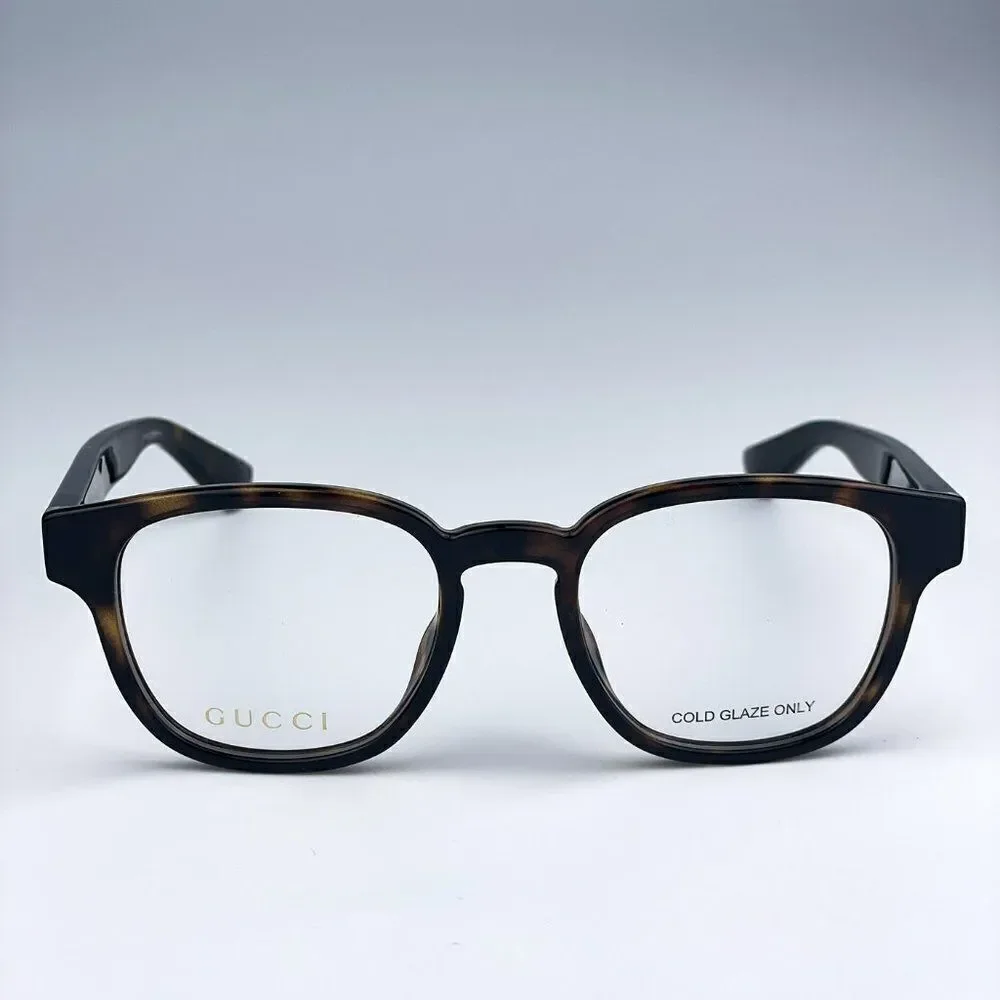 SALE! NEW Gucci GG1343O 002 Dark Havana Oval Unisex Eyeglasses